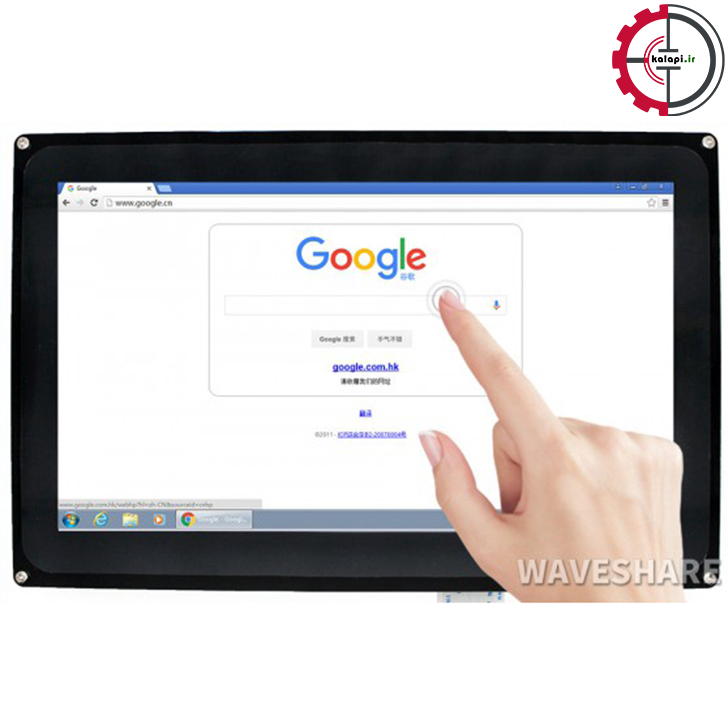 نمایشگر 10.1 اینچ HDMI برند Waveshare مدل H با قاب