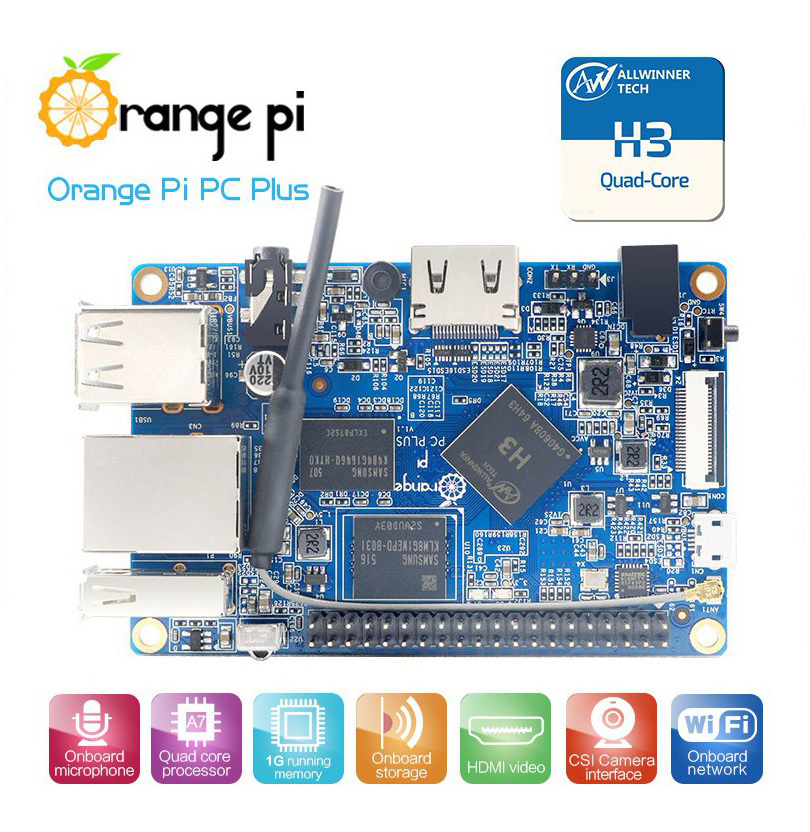  Orange Pi PC PLUS (Top) 