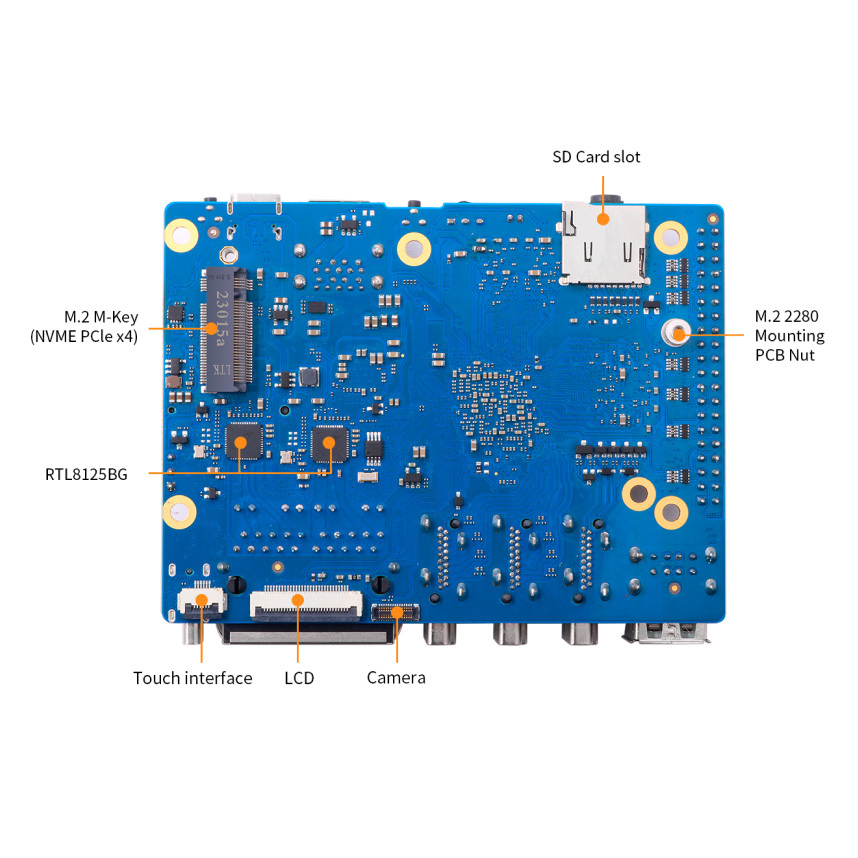  (Orange Pi 5 Plus 8G RAM (Back 