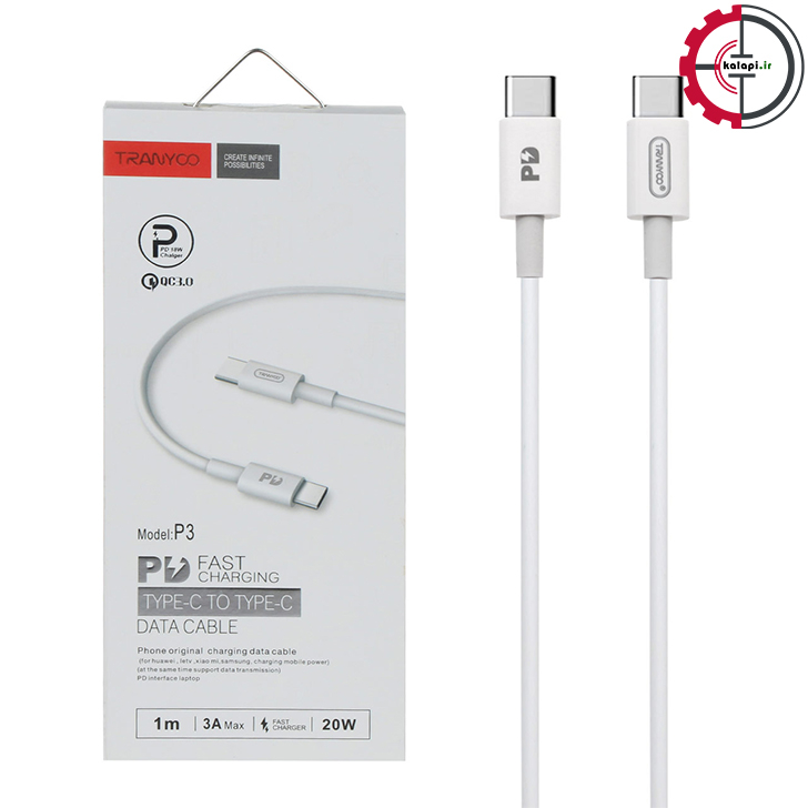  کابل Type C ترانیو مدل Tranyoo P3 