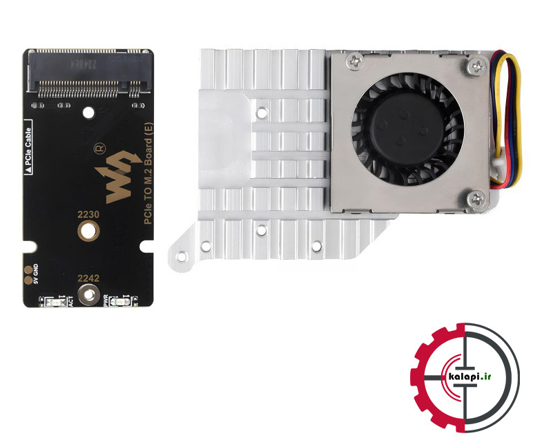  هت PCIe به M.2 برای رزبری پای ۵ waveshare 
