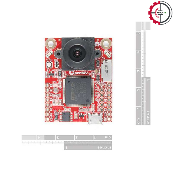  ابعاد ماژول دوربین OpenMV OV7725 M7 