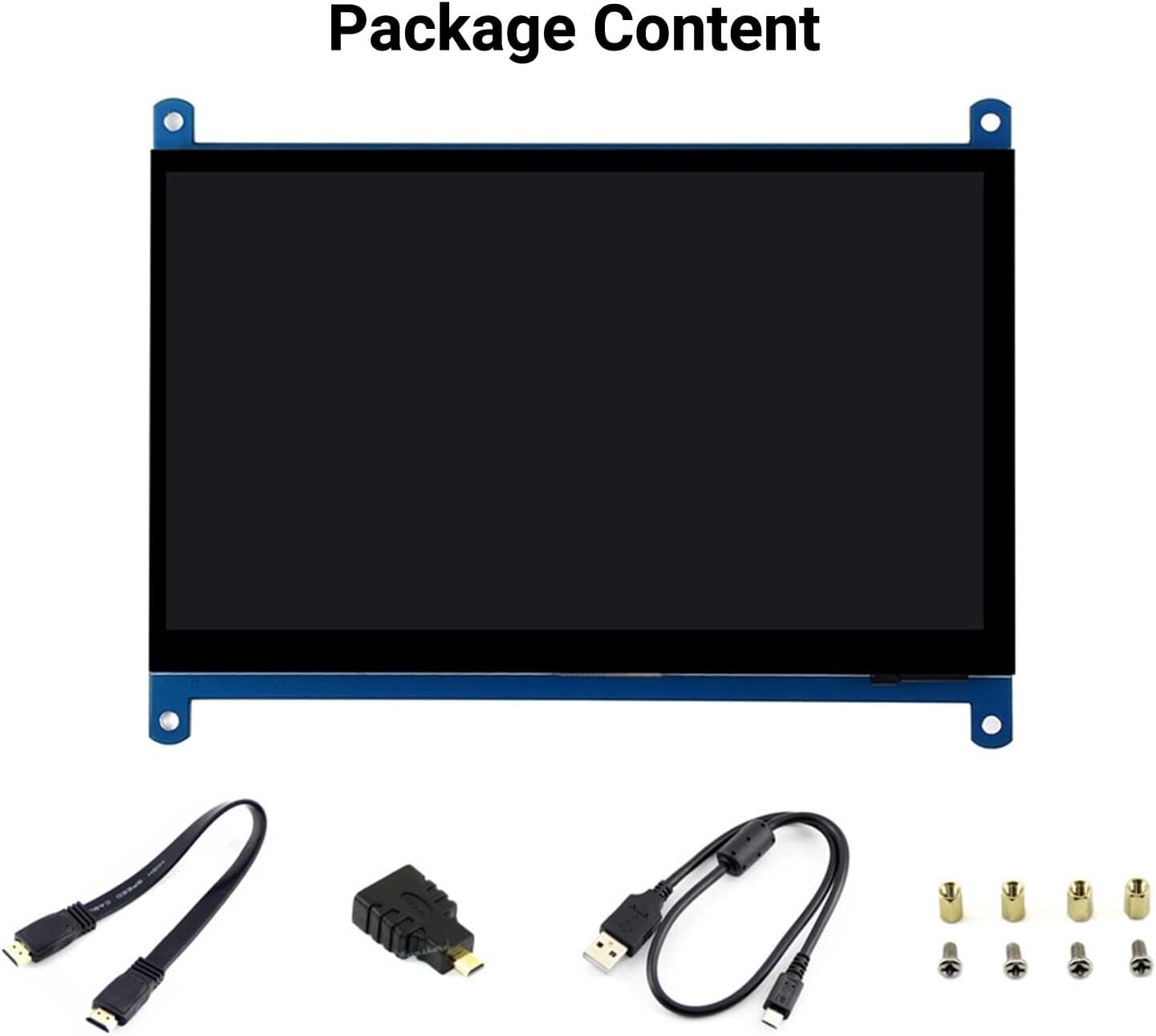  نمایشگر لمسی 7 اینچ HDMI مدلC (اقلام همراه) 