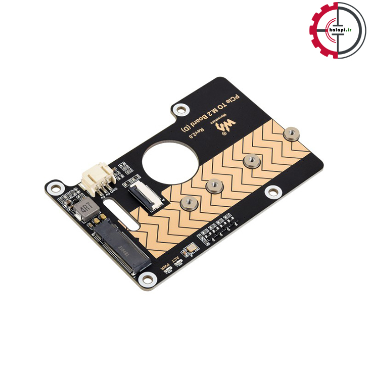 هت PCIe به M.2 NVMe مخصوص رزبری پای 5 نسخه D برند Waveshare