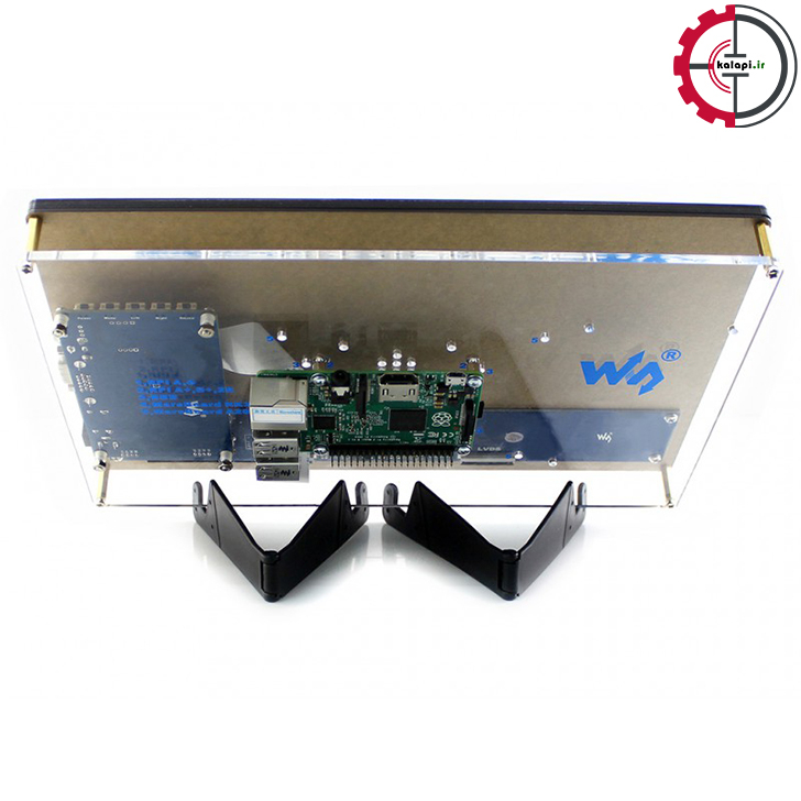  نمایشگر 10.1 اینچ HDMI برند Waveshare مدل H با قاب 
